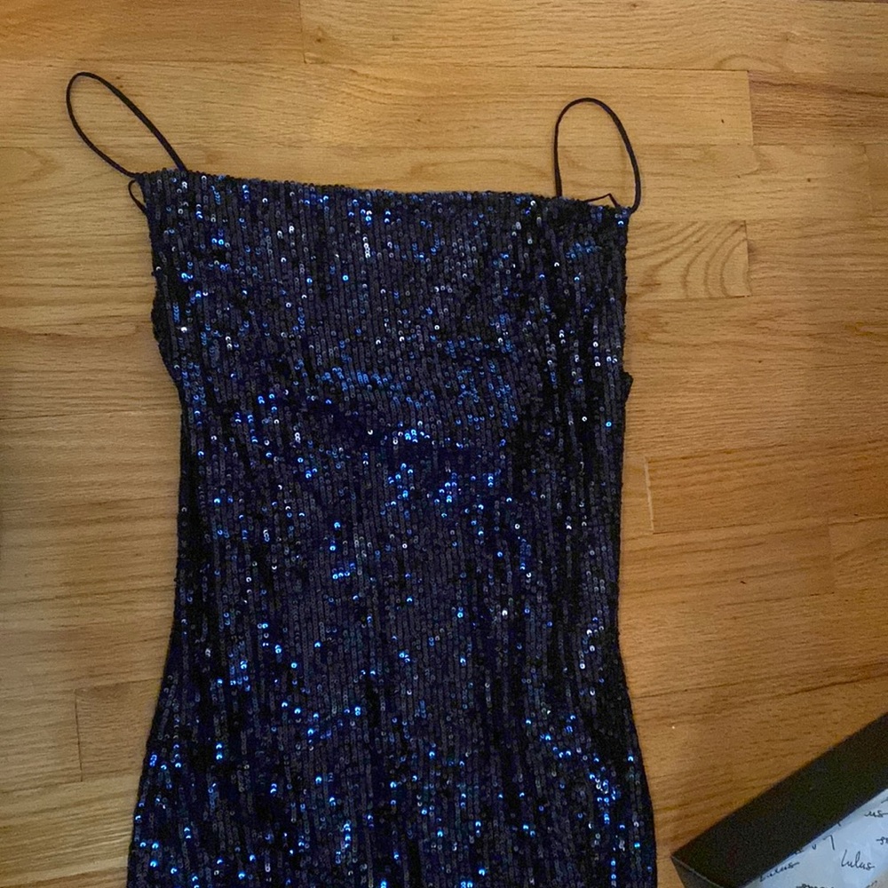 Super cute Zara maxi sequins dress